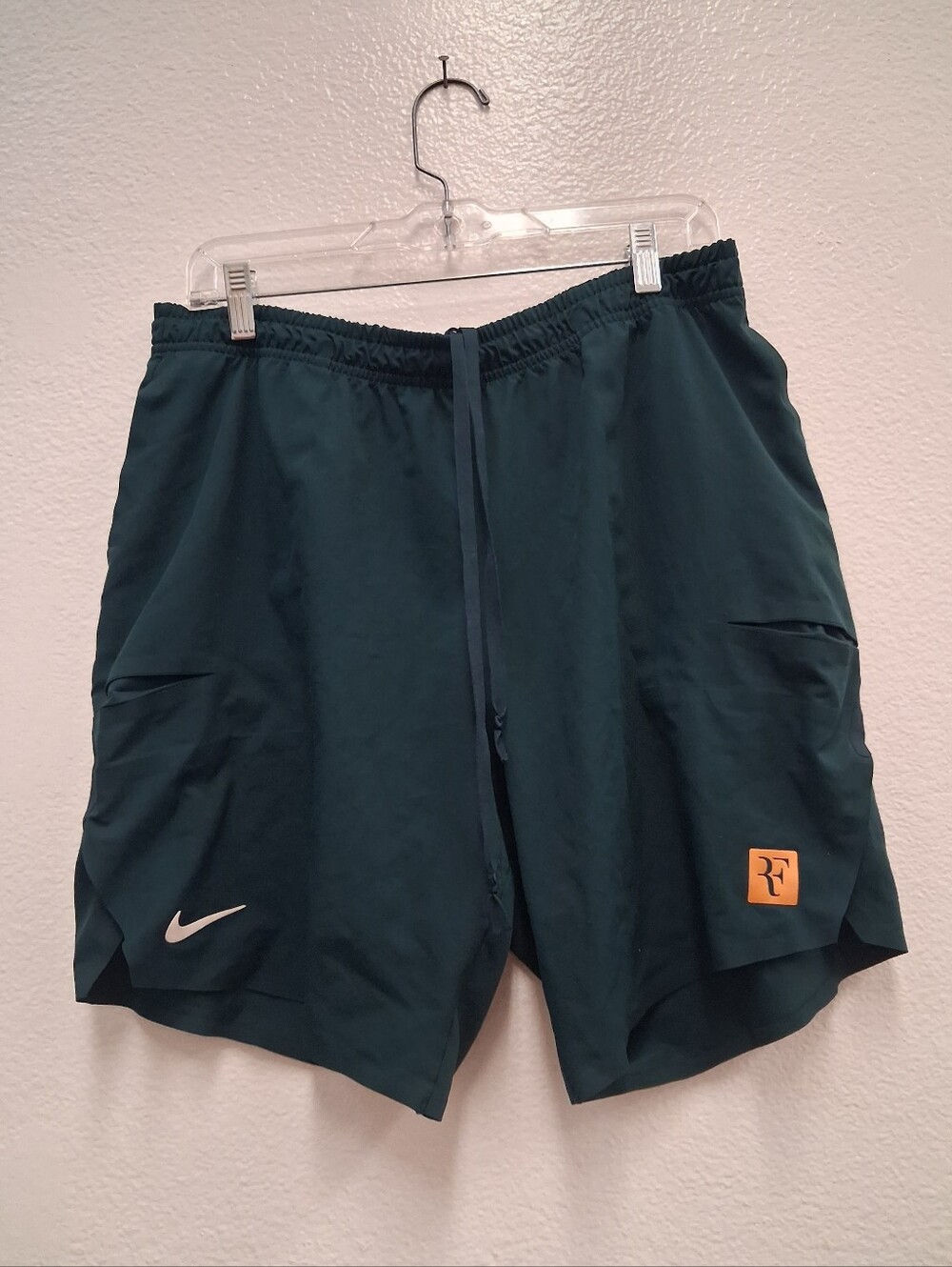 Nike Court RF Roger Federer Flex Tennis Shorts Mens Size Large Green
